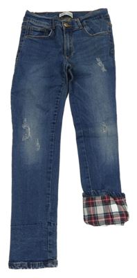 Modré skinny rifle Zara