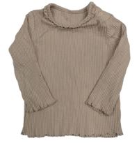 Piesková é rebrované tričko George