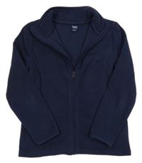 Tmavomodrá fleecová prepínaci mikina Y.F.K.