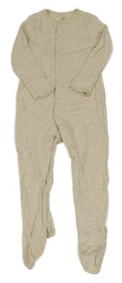 Béžový melírovaný overal F&F