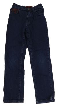 Tmavomodré skinny rifle Next