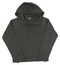 Tmavosivá mikina s kapucňou F&F