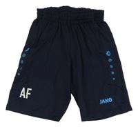 Tmavomodré športové funkčné kraťasy s logom Jako