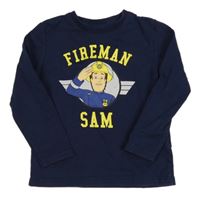 Tmavomodrá mikina s Hasičem Samem