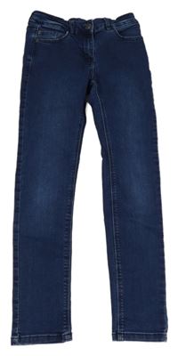 Tmavomodré skinny rifle Yigga