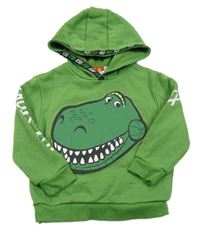 Zelená mikina s Rexem a kapucí - Toy Story