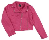 Fuchsiový semišový crop podšitý křivák Primark