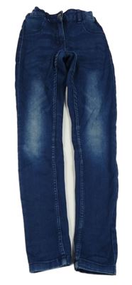 Tmavomodré teplákové skinny rifle Alive