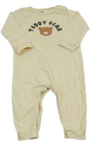 Vanilkový overal s medvídkem Sinsay