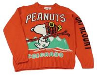 Červený sveter so Snoopym - Peanuts