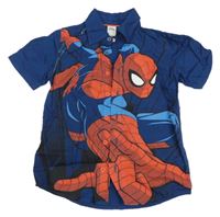 Tmavomodrá košile se Spidermanem C&A