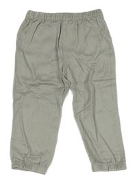 Béžové ľahké cuff nohavice F&F