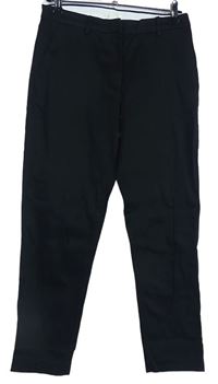 Dámské černé chino kalhoty H&M