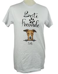 Pánske biele tričko s potlačou