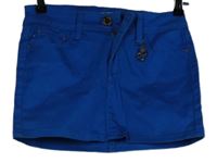 Dámska modrá rifľová minisukňa