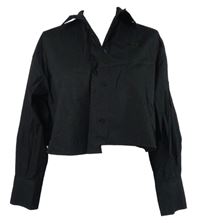 Dámská černá crop halenka Gloria Jeans 