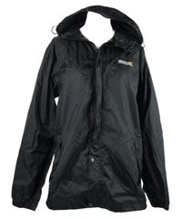 Pánská černá šusťáková outdoorová bunda s kapucí Regatta 