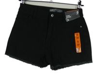 Nové - Dámske čierne rifľové kraťasy Primark