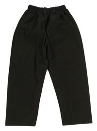 Černo-žluté teplákové kalhoty