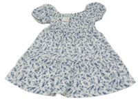 Bielo-modré kvetované šaty Primark