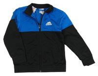 Modro-černá sportovní mikina Adidas
