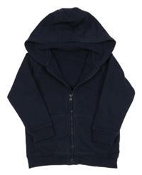 Tmavomodrá prepínaci mikina s kapucňou Matalan