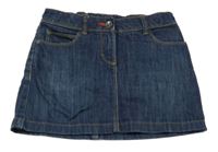 Tmavomodrá rifľová sukňa Esprit