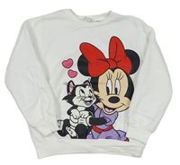 Biela mikina s Minnie H&M