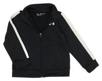 Černo-bílá propínací thermo mikina Under Armour