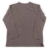 Kakaové triko s kapsičkou Zara