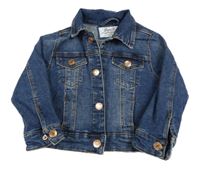 Tmavomodrá rifľová bunda Denim Co.