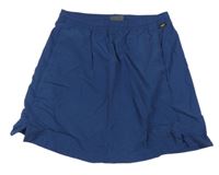 Tmavomodrá outdoorová sukňa so všitými kraťasy Jack Wolfskin
