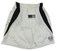 Nové - Bílo-černé sportovní kraťasy Sergio Tacchini