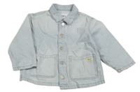 Svetlomodrá rifľová bunda Zara