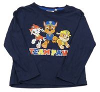 Tmavomodré triko s Paw Patrol Nickelodeon