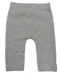 Šedé žebrované legíny George 