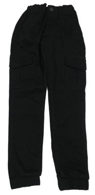 Černé cargo rifle s kapsami Jack&Jones 