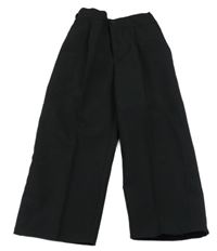 Černé společenské kalhoty s puky 