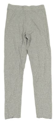 Šedé žebrované legíny Primark