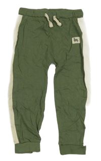 Kaki-smotanové tepláky s velbloudem So Cute