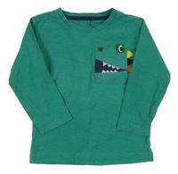 Zelené triko s krokodýlem Matalan