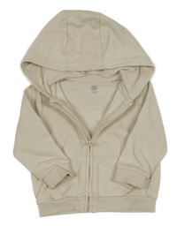 Béžová prepínaci mikina s kapucňou F&F