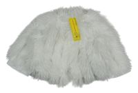 Nové - Biele chlpaté bolerko Shein