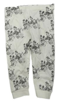 Biele tepláky s Mickeym Disney