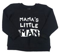 Čierna mikina s nápismi PRIMARK