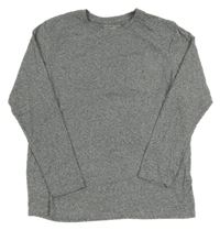 Šedé melírované triko s kapsou PRIMARK