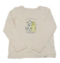 Světlerůžové triko se zvířátky a nápisy TOM TAILOR