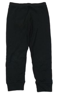 Černé žebrované spodní kalhoty M&S