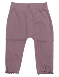 Starofialové žebrované turecké legíny George