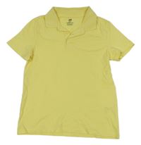 Žlté polo tričko H&M